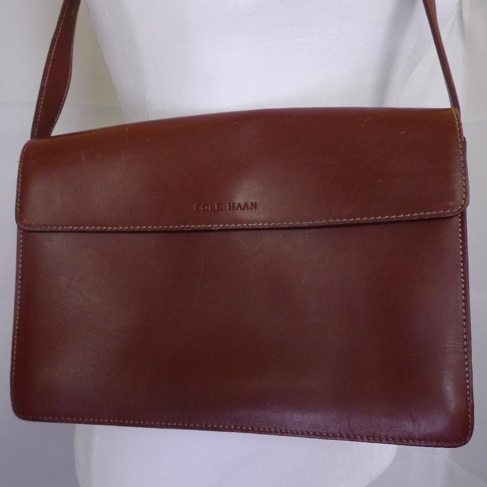 Cole Haan Vintage Cowhide Leather Shoulder Bag